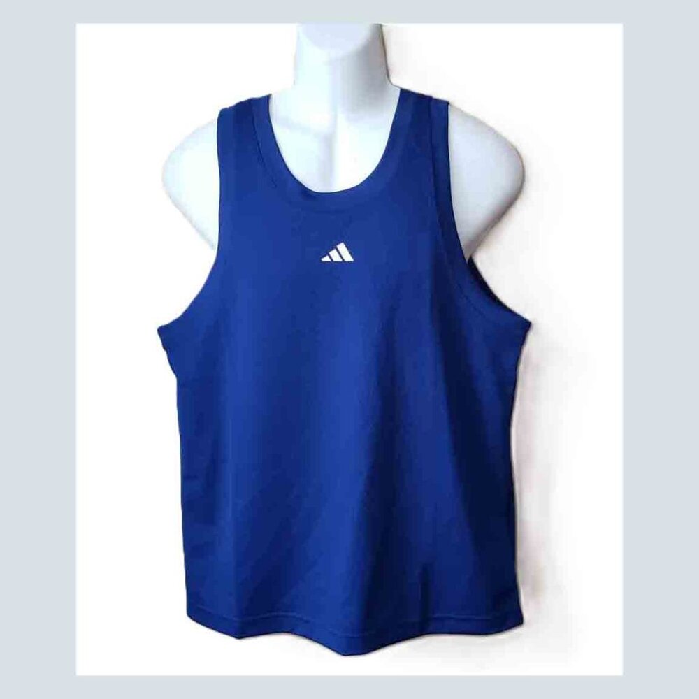 Adidas Legends Tank Top Blue Men's Size Small